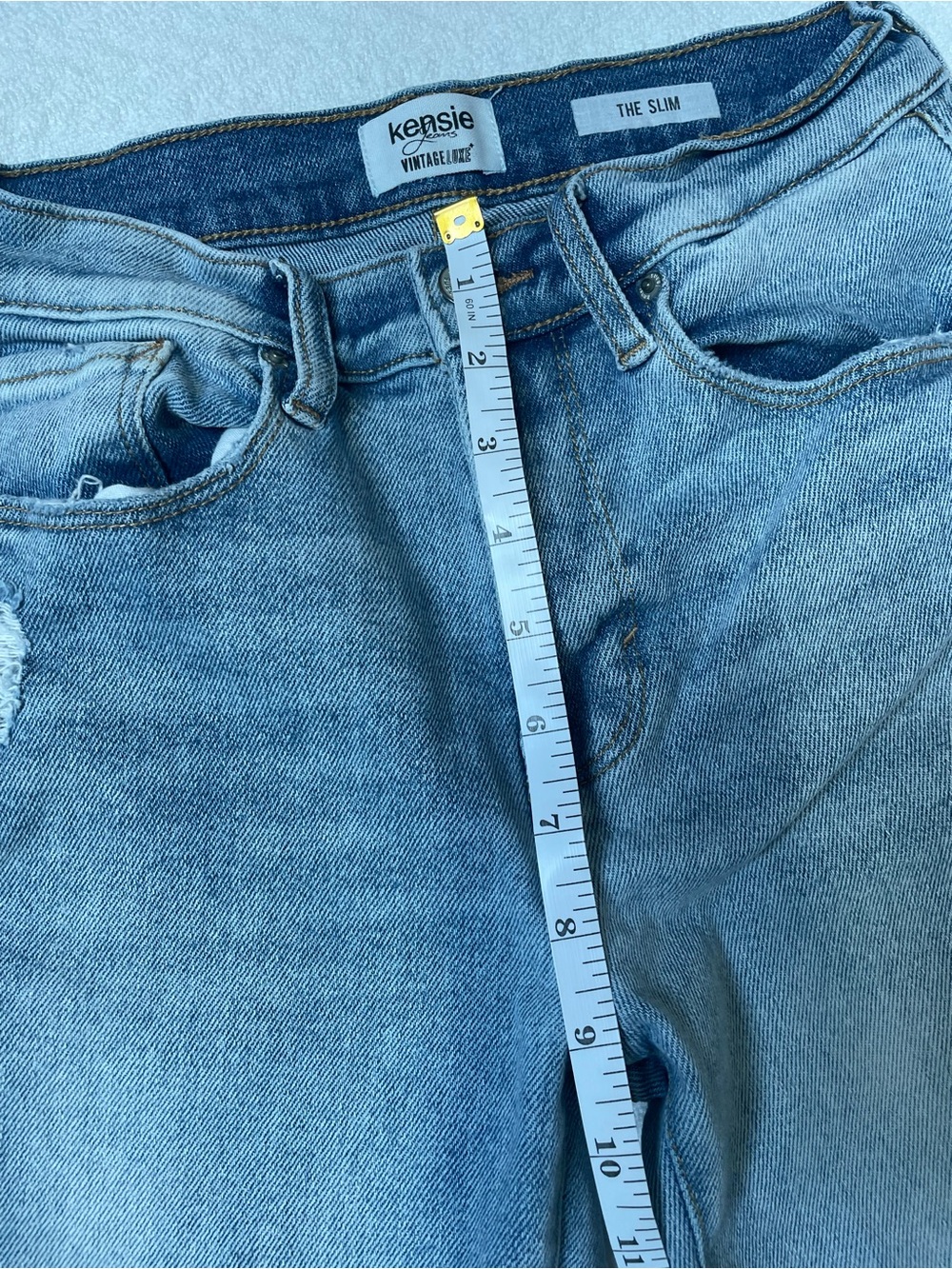Kensie Jeans Light Wash Slim - Picture 3 of 7